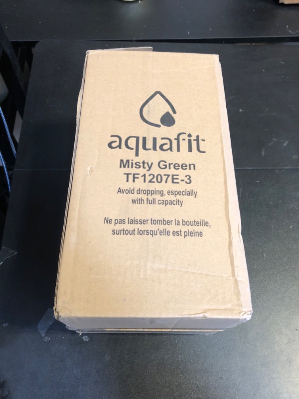Photo 1 of AQUAFIT 1 Gallon Water Bottle With Time Marker - 128 oz Water Bottle With Straw - Gym Water Bottle