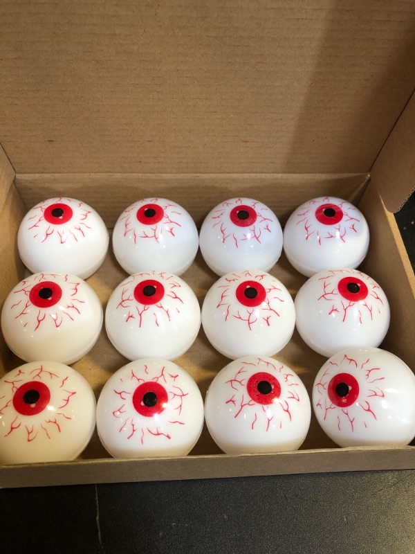 Photo 2 of Anditoy 12 Pack Halloween Eyeball Lights LED Tealights for Indoor Halloween Decorations Home Halloween Decor