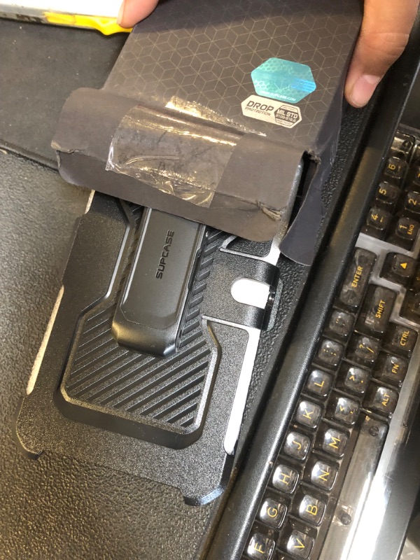 Photo 2 of SUPCASE UBPro Case for Samsung Galaxy S22 Ultra 5G, [2 Front Frame] Full-Body Dual Layer Rugged Belt-Clip Case with Built-in Screen Protector (Black)