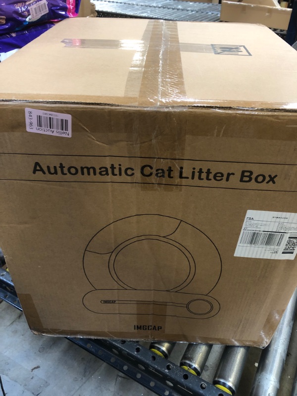 Photo 3 of IMGCAP Self Cleaning Cat Litter Box Robot, 65L+9L Large Automatic Cat Litter Box with Odor-Removal Design&Weight Monitoring Function, APP Remote Smart Control, for Multiple Cats?2024 New Version?