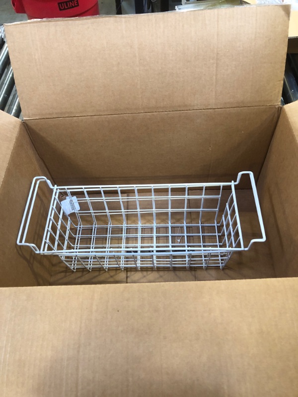 Photo 1 of Homics Chest Freezer Baskets 20.5 Inch, Chest Freezer Organizer Bins Metal Wire Storage Baskets with Hanging Handles for Deep Freezer, Set of 2
