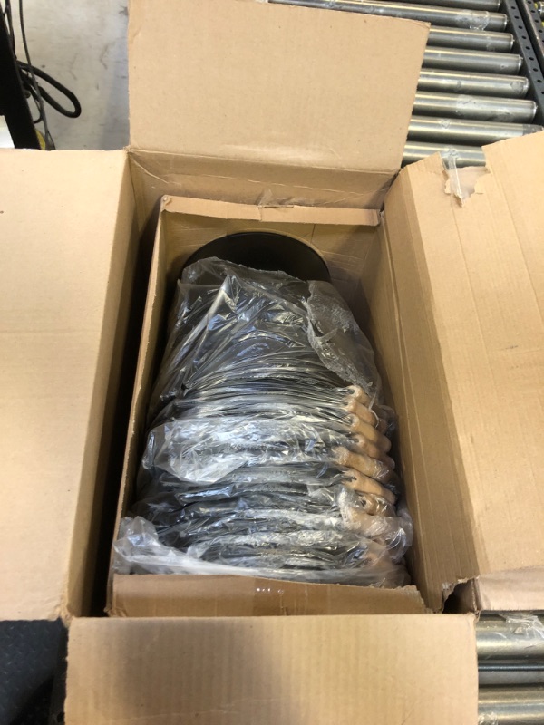 Photo 1 of Didaey 12 Pcs Large Galvanized Metal Buckets with Handle 10 Inch Heavy Duty Stainless Steel Pails Round Pail for Party Wedding, Crafts, Utensils, Table Centerpieces (Black)