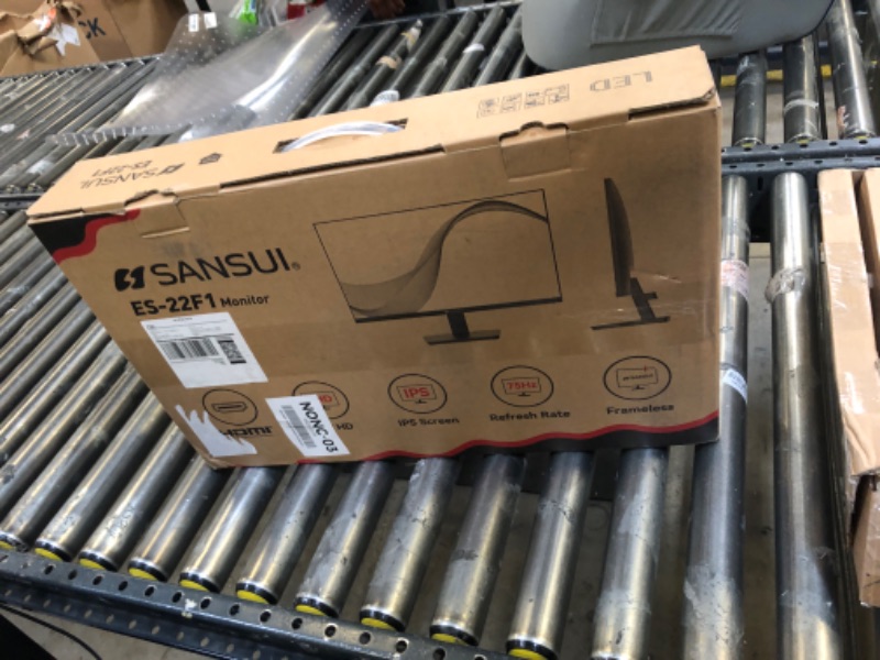 Photo 4 of SANSUI Monitor 22 inch IPS Panel 1080p FHD 75Hz Computer Monitor with HDMI VGA, Ultra-Slim Bezel Ergonomic Tilt Eye Care LED Display for Home Office (ES-22F1 HDMI Cable Included)