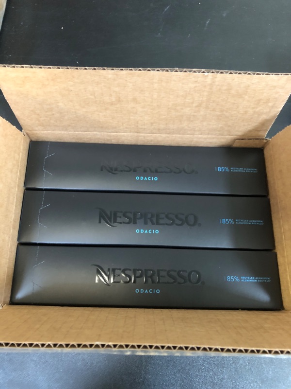 Photo 2 of Nespresso Capsules VertuoLine, Odacio, Dark Roast Coffee, 30 Count Coffee Pods, Brews 7.8oz BB 4/2025