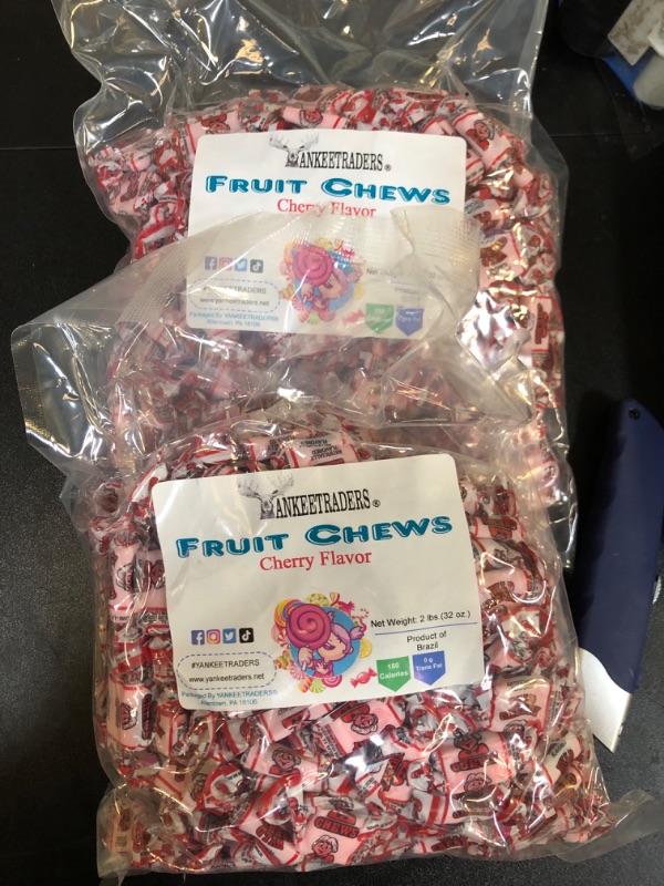 Photo 2 of 2 pack Cherry Flavored Fruit Chews, 2 Pounds Bulk