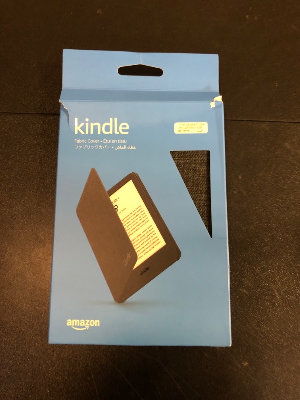 Photo 2 of Amazon Kindle Case (11th Generation), Thin and Lightweight, Foldable Protective Cover - Fabric