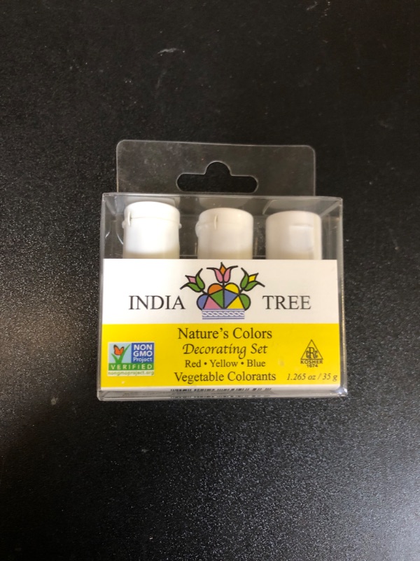 Photo 2 of India Tree Nature's Colors Decorating Set - 1.265 oz