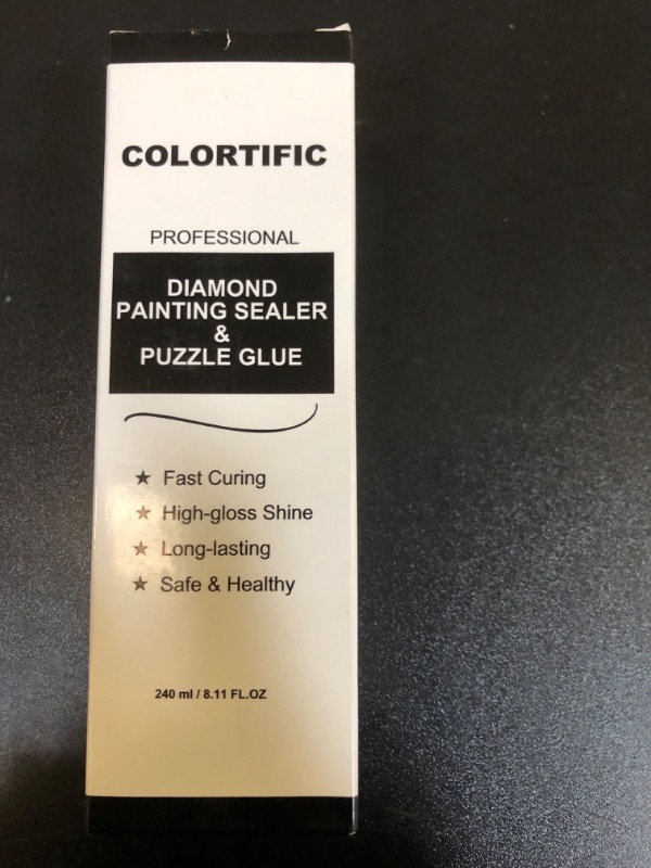 Photo 2 of Colortific Diamond Painting Sealer Glue - 240ml High Gloss Shine Finish and Long Lasting Top Coat Glue for Home DIY Diamond Painting and Puzzle Glue (8oz)