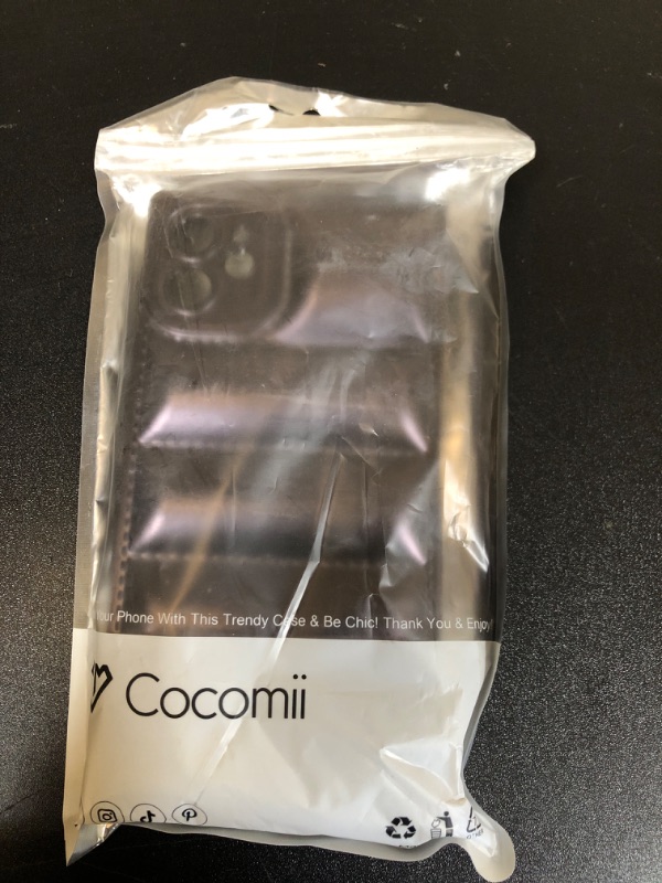 Photo 2 of Cocomii Rectangle Case Compatible with iPhone 11 - Luxury, Slim, Glossy, Puffer Jacket, Quilted Design, Easy to Hold, Anti-Scratch, Shockproof - Black