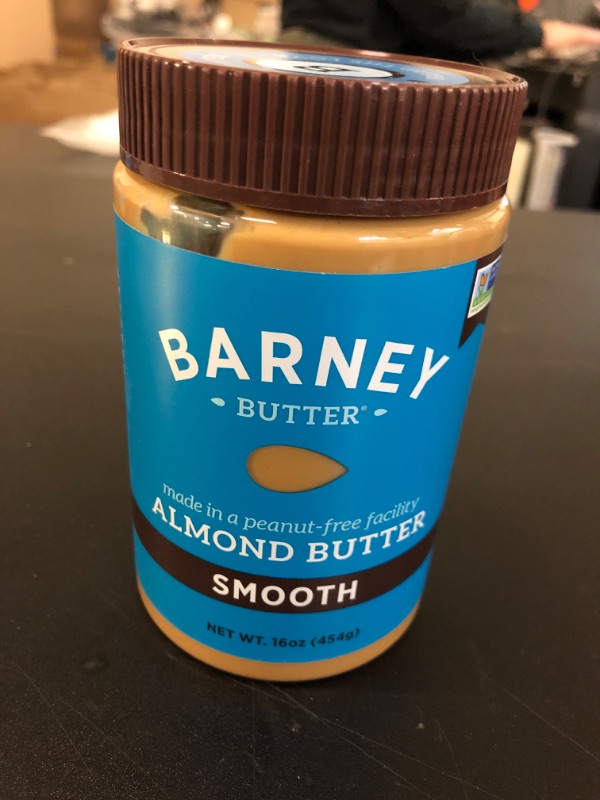 Photo 2 of BARNEY Almond Butter, Smooth, No Stir, Non-GMO, Skin-Free, Paleo Friendly, KETO, 16 Ounce exp 12/04/24