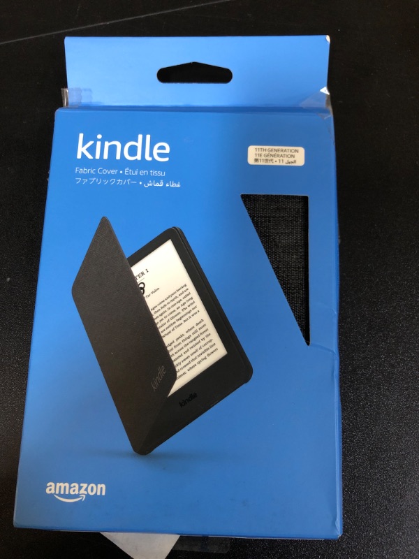 Photo 2 of Amazon Kindle Case (11th Generation), Thin and Lightweight, Foldable Protective Cover - Fabric