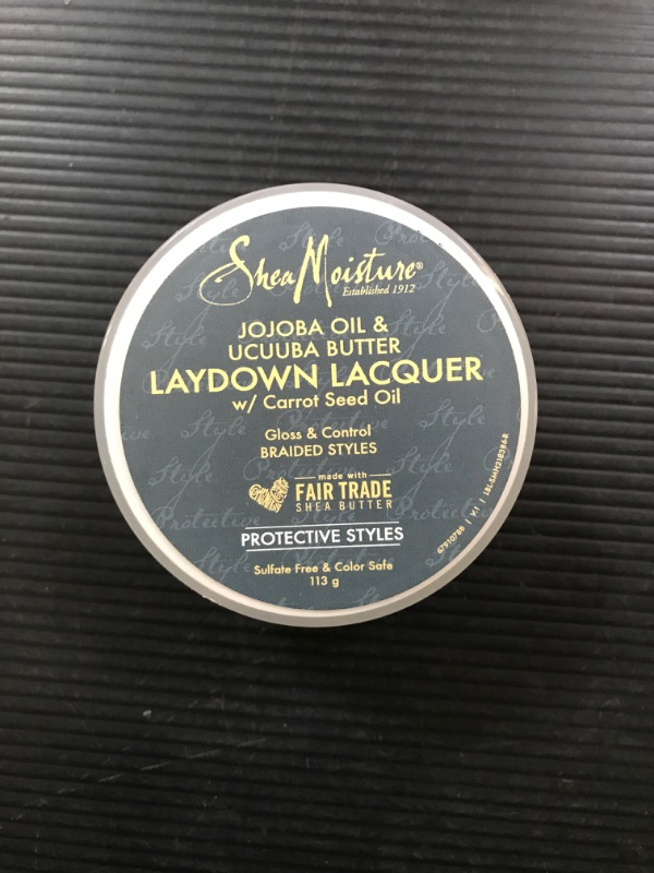 Photo 2 of SHEA MOISTURE Jojoba Oil and Ucuuba Butter Laydown Lacquer 113G