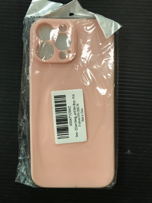 Photo 2 of ZiZioen Designed for iPhone 13 Pro Max 6.7 - inches Phone Case TPU Materials Sensitive Keys Soft Lens Protection Slim Light Dust Prenvention for Women Girls and Men Boys - Pink