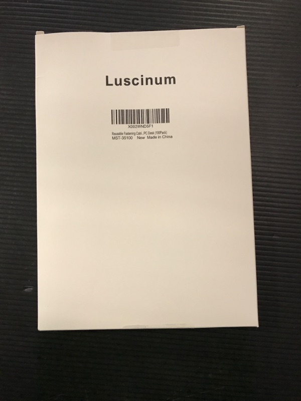 Photo 2 of Luscinum 100Pack Reusable Fastening Cable Ties Cord Straps,Multi-Purpose Adjustable Fastening Management Organizer Kit with Hook and Loop for Office Home TV Workshop PC Desk