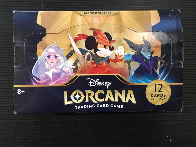 Photo 2 of Ravensburger Disney Lorcana: The First Chapter TCG Booster Pack Display - 24 Packs | Collectible Cards | Perfect for Card Trading and Collection Ideal Gift for Disney Fans