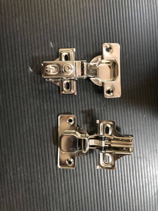 Photo 1 of  Soft Close Cabinet Door Hinges for 1/2" Partial Overlay Cupboard, 100 Degree Opening Angel, Stainless Concealed Kitchen Cabinet Hinges with Mounting Screws and Manual