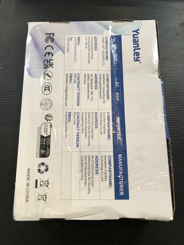 Photo 3 of YuanLey 16 Port Gigabit PoE Switch with 2 Gigabit Uplink, 16 PoE+ Port 1000Mbps, 250W 802.3af/at, Metal Desktop/Rackmount, Unmanaged Plug and Play Network Switch