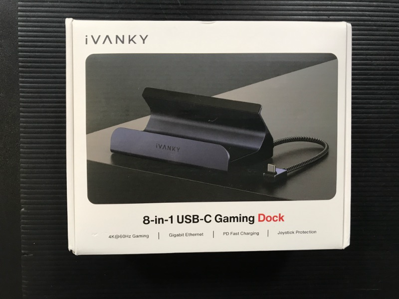 Photo 3 of iVANKY 8-in-1 Docking Station for ASUS ROG Ally X/Valve Steam Deck OLED/Lenovo Legion Go/MSI Claw, ROG Alloy/Stream Deck Dock Hub with HDMI 4K@60Hz, 1Gbps Ethernet, 3*USB-A 3.0, 100W USB-C Charge