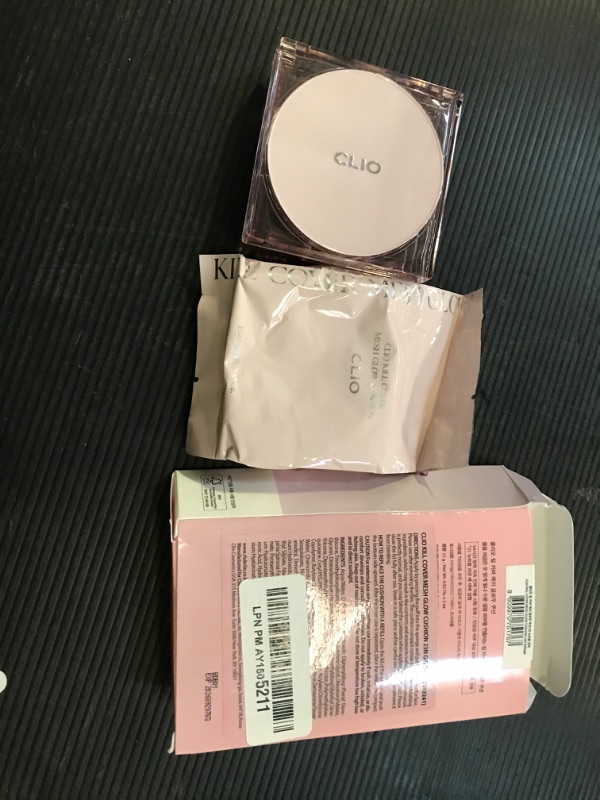 Photo 2 of CLIO Kill Cover Mesh Glow Cushion Foundation ([Refill Included] 15g*2, 23N GINGER), Glass Skin, Long-Lasting, Lightweight, Buildable Coverage, Glowy Skin Makeup