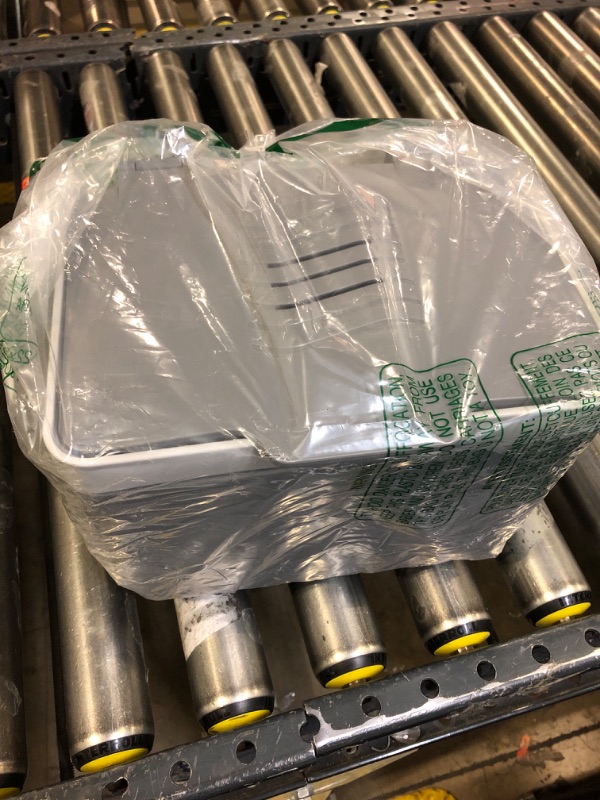 Photo 1 of GLAD Compost Bin for Kitchen, 1.5 Gallon | Plastic Container with Removable Inner Basket, Bag Storage Holder, and Carbon Odor Blocking Filters, Gray