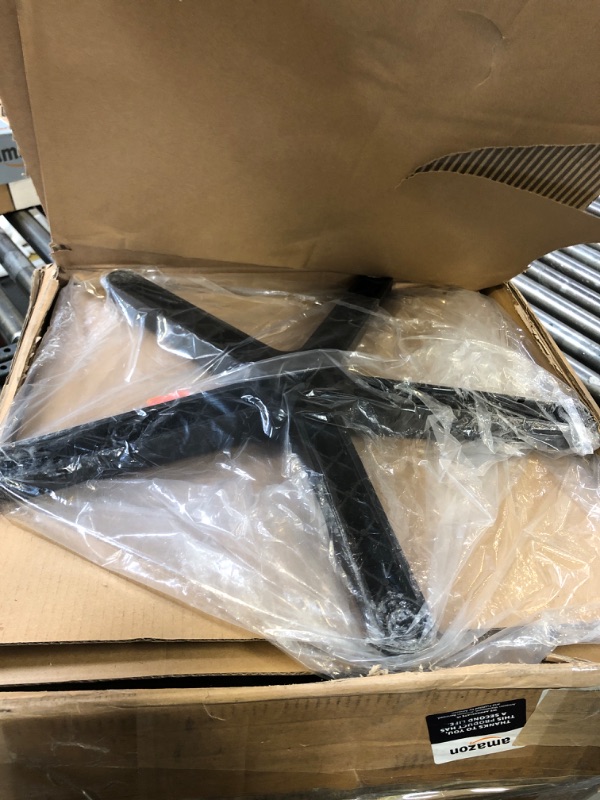 Photo 1 of Amazon Basics Mid-Back Mesh Office Drafting Chair Stool with Adjustable Footrest, Black