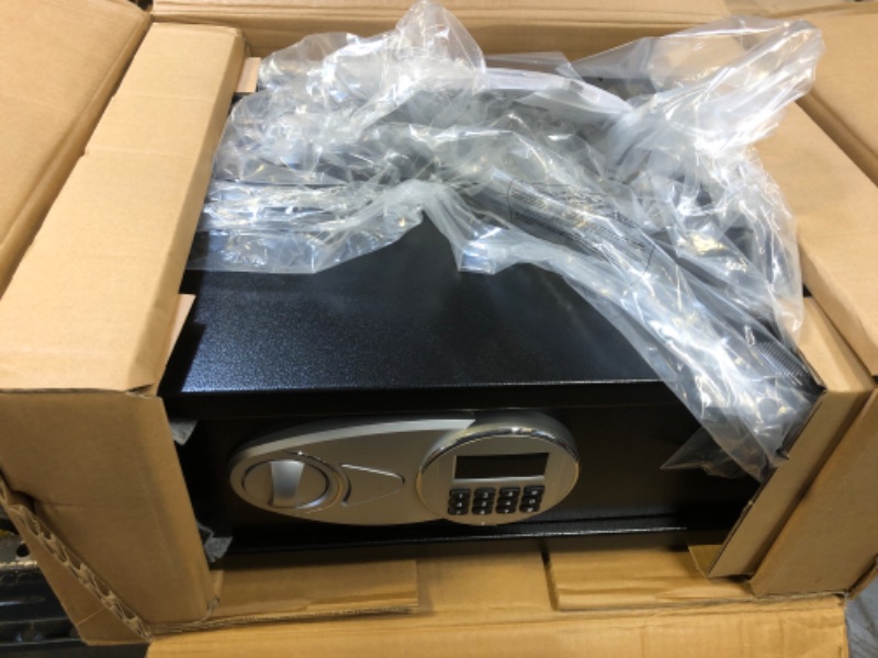 Amazon Basics Steel Security Safe with Programmable Electronic Keypad