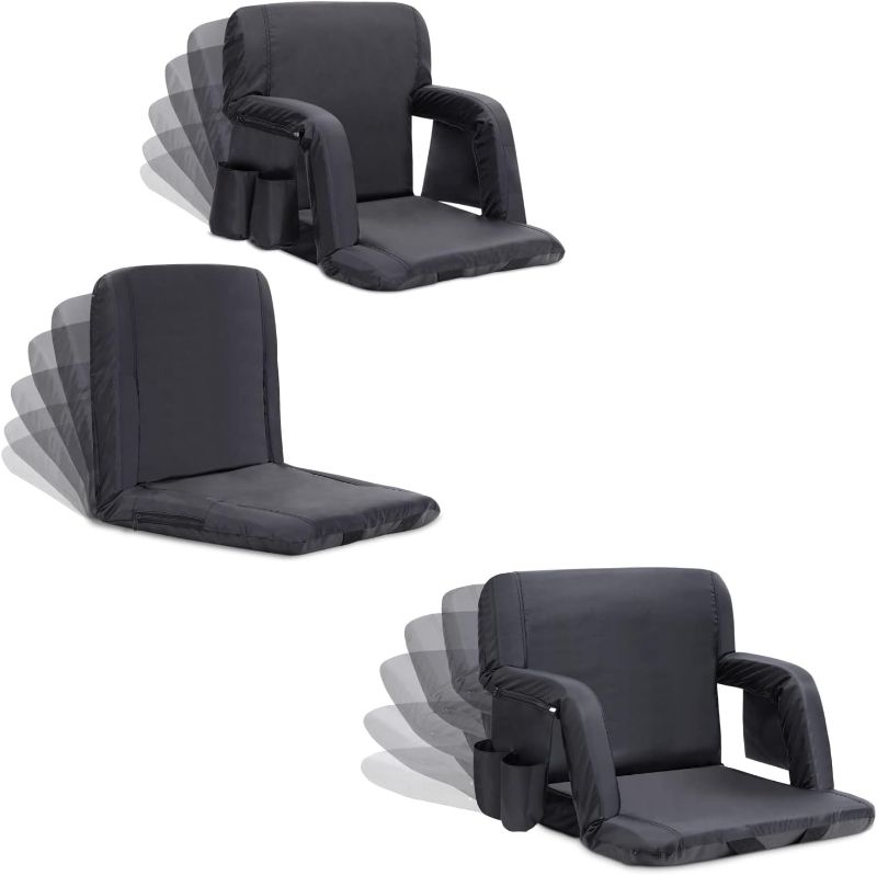 Photo 1 of  Stadium Seats for Teens Adult Men Women, Bleacher Seats with Backs 