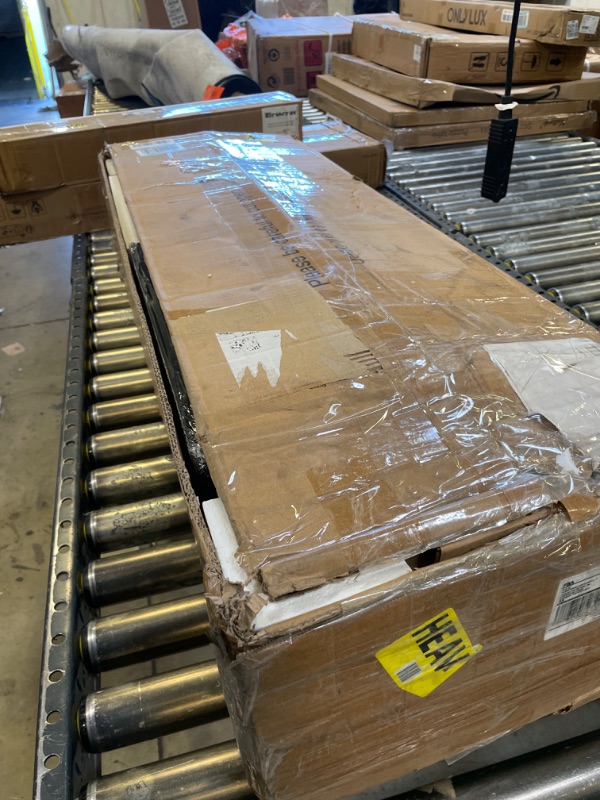 Photo 1 of YAOHUOO Triple Bookshelf with 3 Fabric Drawers, 4 Tier Wide Bookcase with Open Display Shelves, Small Bookshelf with Storage for Home Office & Bedroom, Rustic Brown