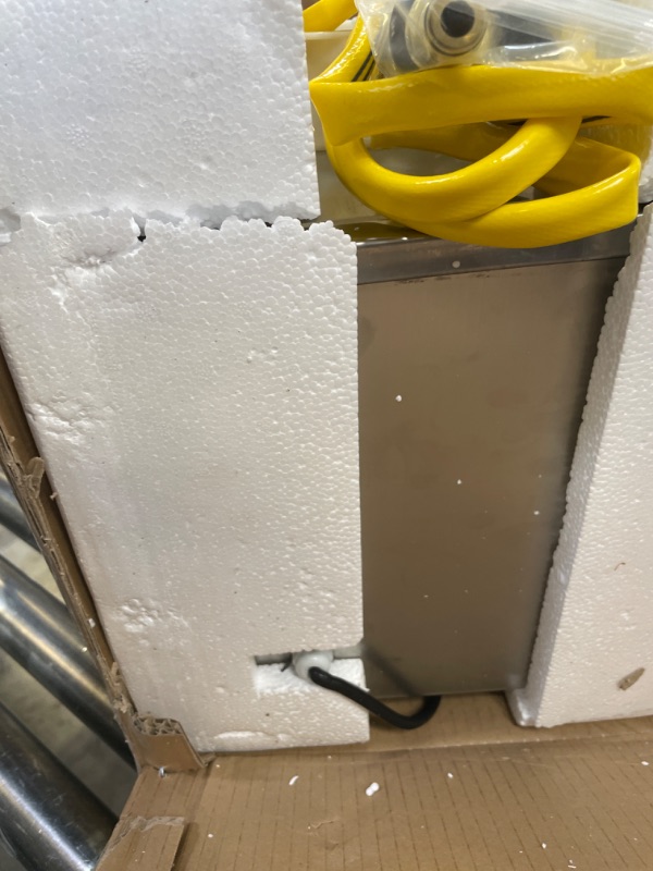 Photo 1 of Newhai Upgraded Meat Cutter Machine, Commercial 5mm Electric Meat Slicer, Stainless Steel 350lb/h, for Slices Strips Cubes (Meat thickness: 5mm)