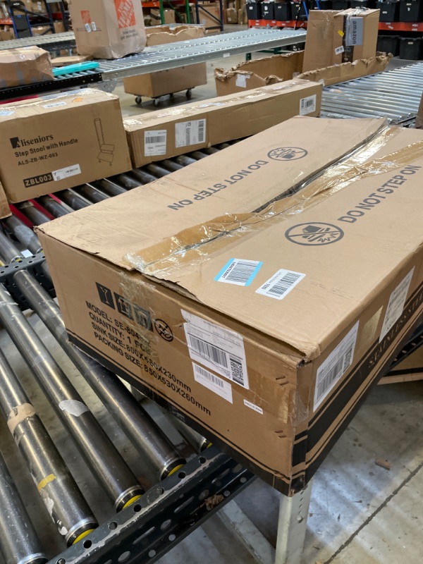 Photo 1 of Laundry Utility Sink With Washboard Stainless Steel Kitchen Sink Household Pool Balcony Room Wash Basin Easy Clean Double-Bowl 800mm/31.5Inch