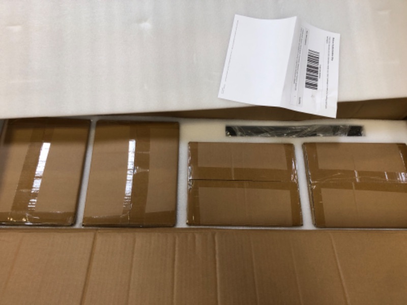 Photo 1 of 7PMBEANE Modern Rectangular Chandelier Hanging Light Fixture 4 Lights with Fabric Lampshade Adjustable for Dining Living Room Restaurant (Black)