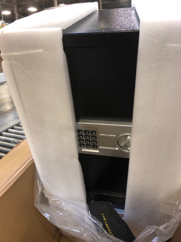 Photo 1 of VEVOR Large Double Door Security Safe Box 2.6 Cubic Feet Steel Safe Box Strong Box with Digital Lock for Money Gun Jewelry Black