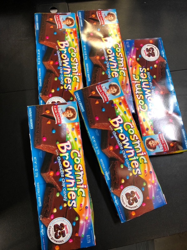 Photo 3 of Little Debbie Cosmic Brownies, 6 Individually Wrapped Brownies, 13.1 OZ Box 13.1 Ounce (Pack of 5) (BB 02NOV24)