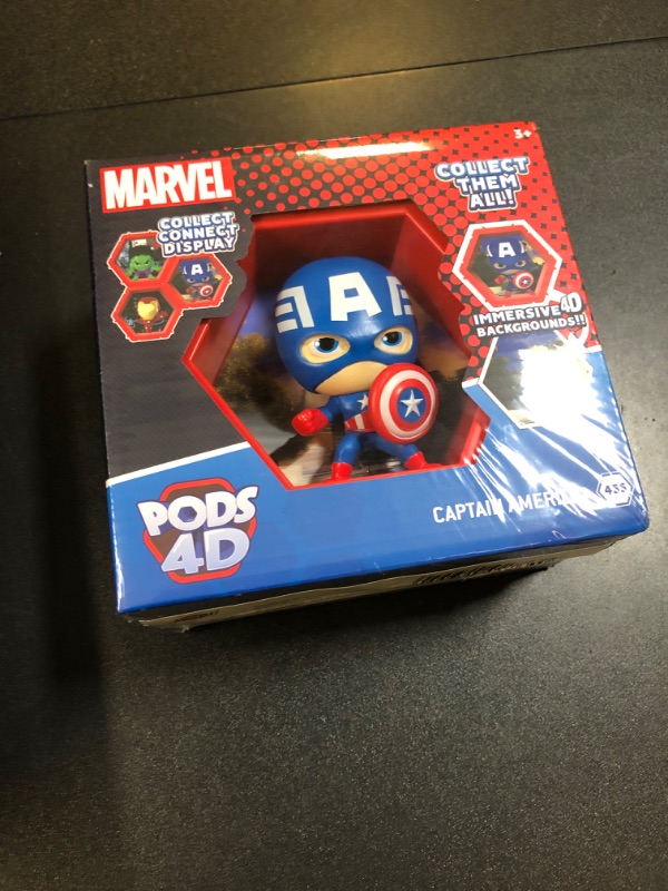 Photo 2 of WOW! PODS 4D Marvel - Captain America & Iron Man (2 pack) - Unique Connectable & Collectable Action Figure Toy, Wall/Shelf Display, Easter Basket Stuffers, Marvel Toy Figures, Marvel Toys & Kids Gifts