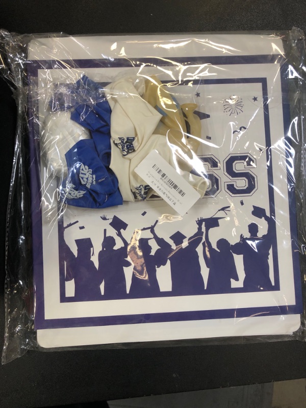 Photo 2 of 2024 Graduation Decorations,Congrats Grad Balloon Boxes Set Blue Class of 2024 Graduation Box Decorations for Graduation Party Favors Decor Party Supplies