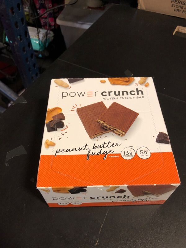 Photo 2 of BioNutritional Research Group Power Crunch Protein Energy Bar Peanut Butter Fudge 12 Bars
EXP JUN 18 2025