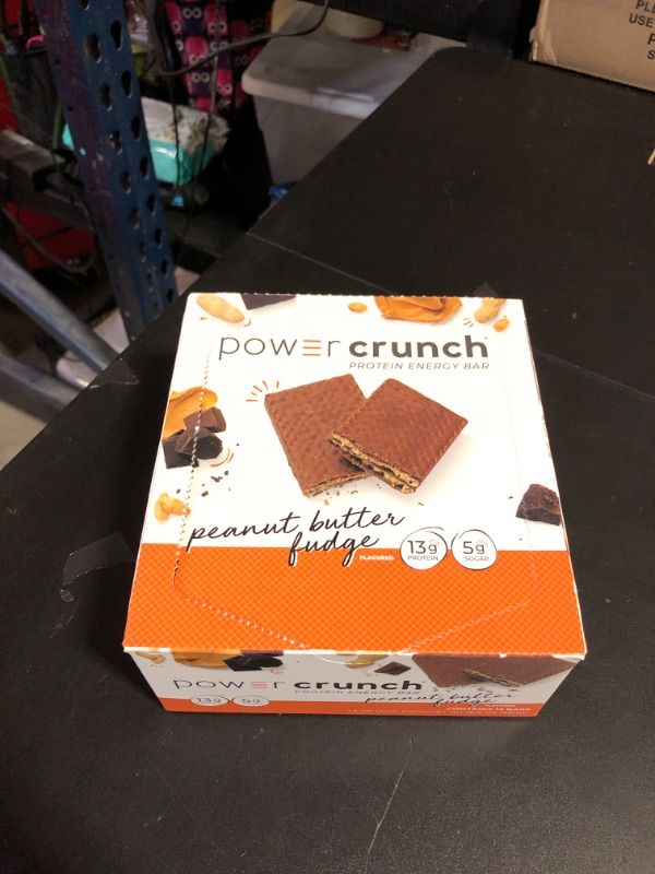 Photo 2 of  Power Crunch Protein Energy Bar Peanut Butter Fudge 12 Bar(S) exp jun 18 2025