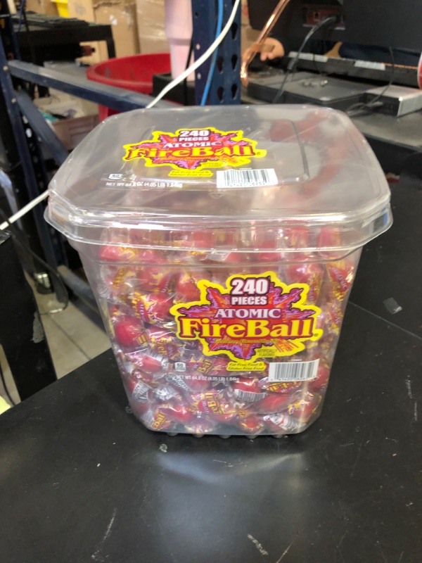 Photo 1 of Wonka Atomic Fireball Jawbreakers
EXP SEP  2025