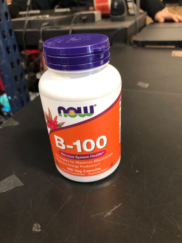 Photo 2 of NOW Foods, B-100, 100 Veg Capsules
EXP 2/2026