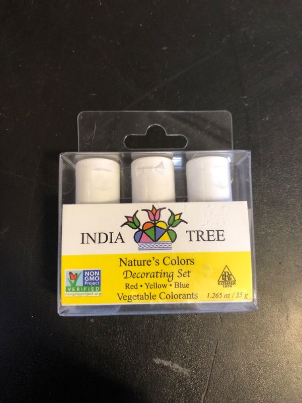 Photo 2 of India Tree Nature's Colors Decorating Set - 1.265 oz