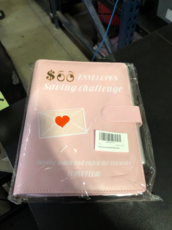 Photo 2 of KINGHON 100 Envelopes Money Saving Challenge Binder - A5 Budget Binder with Cash Envelopes - $5,050 Saving Challenge Planner Book (Pink)