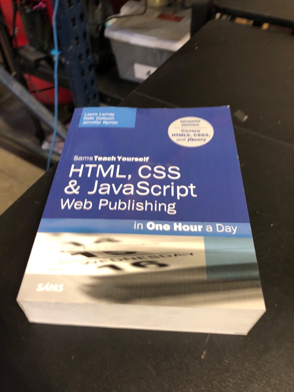 Photo 2 of HTML, CSS & JavaScript Web Publishing in One Hour
