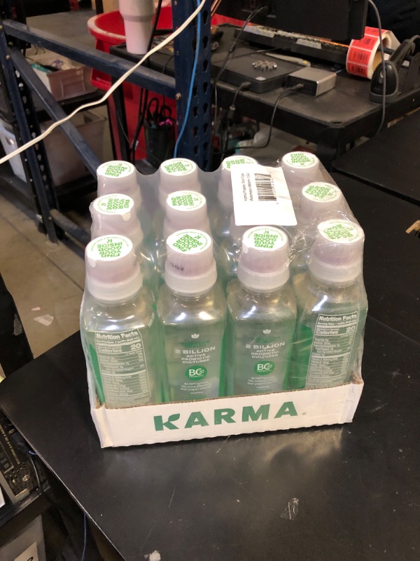 Photo 2 of Karma Probiotic Water - 12 Pack, Watermelon Wild Berry Drink - Immune & Gut Health Support
EXP 11/19/2025