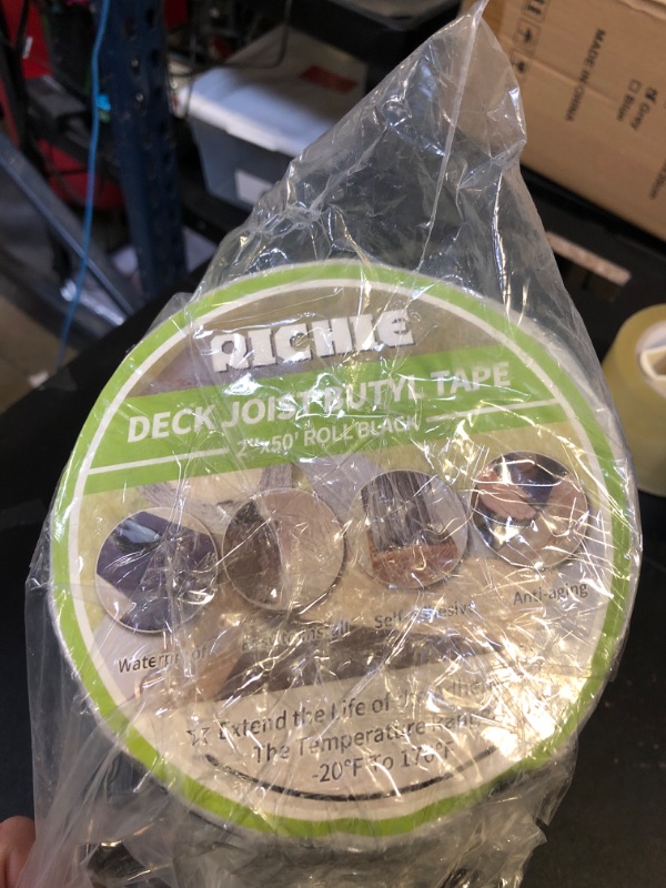 Photo 2 of RICHIE Deck Joist Tape 2 inch 50 feet 6 Pack, Butyl Joist Tape for Decking, Butyl Deck Tape Waterproof, Self-Adhesive Flashing Joists Tape for Decking, Joist Tape for Flashing Deck Joists and Beams