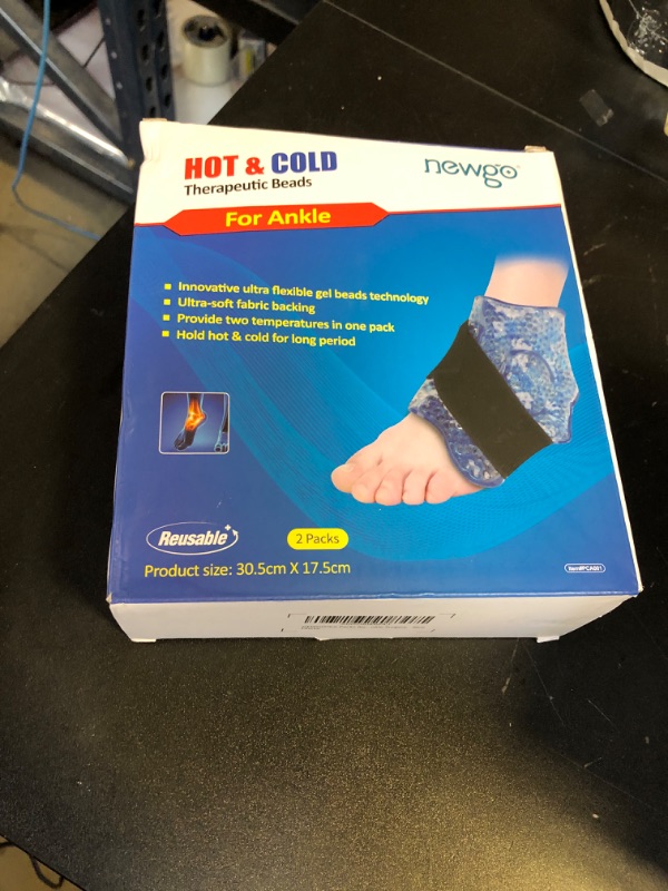 Photo 2 of NEWGO®Ankle Cold Pack Ice Wrap for Ankle Injuries 2 Pack Ankle Ice Pack for Swelling