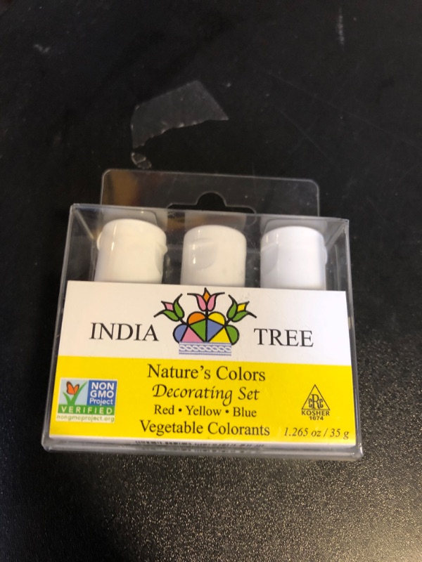 Photo 2 of India Tree Nature's Colors Decorating Set - 1.265 oz