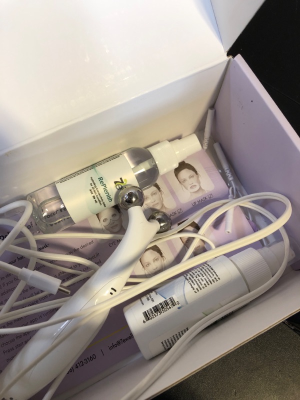 Photo 6 of QT Plus Microcurrent Facial Device - Personalized Face Lift Device for Youthful, Radiant Skin at Home| Smart Skin Care Kit | Experience AI Skin Analysis Free for 30 Days with Base Membership (USED, UNABLE TO TEST)