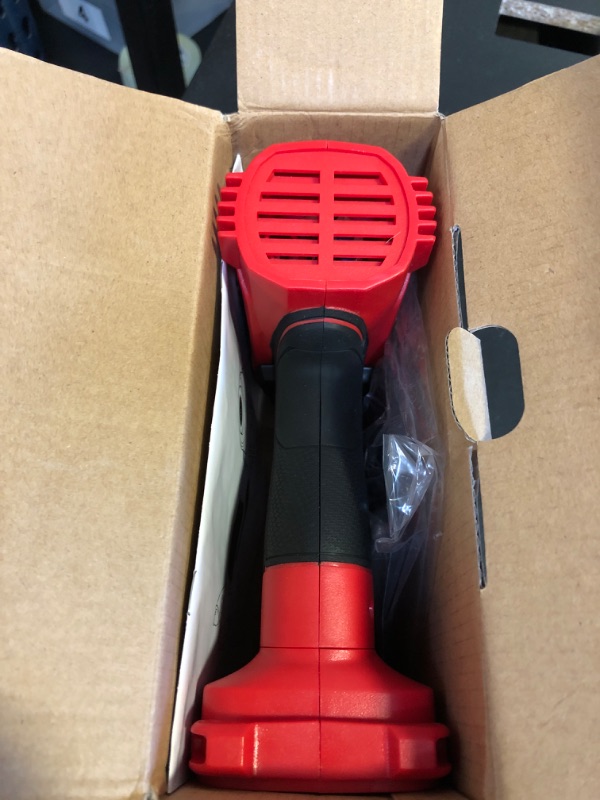 Photo 3 of LIVOWALNY Cordless Heat Gun for Milwaukee m18 Battery, 18V 350W 990°F (532°C) Airflow 300L/min Fast Heating Hot Air Gun for Milwaukee Heat Gun for Shrink Tubing, Stripping Paint (No Battery)