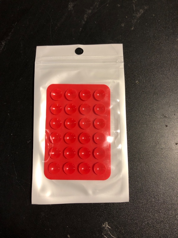 Photo 2 of YIGO MASTER Silicone Suction Cups for Cell Phone Case Adhesive Holding Durable and Easy to Use (Rose Red)