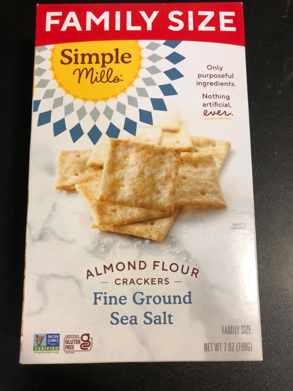 Photo 2 of Simple Mills Almond Flour Crackers EXP DEC 2/2024